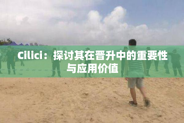Cilici：探讨其在晋升中的重要性与应用价值