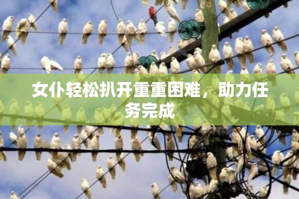 女仆轻松扒开重重困难，助力任务完成
