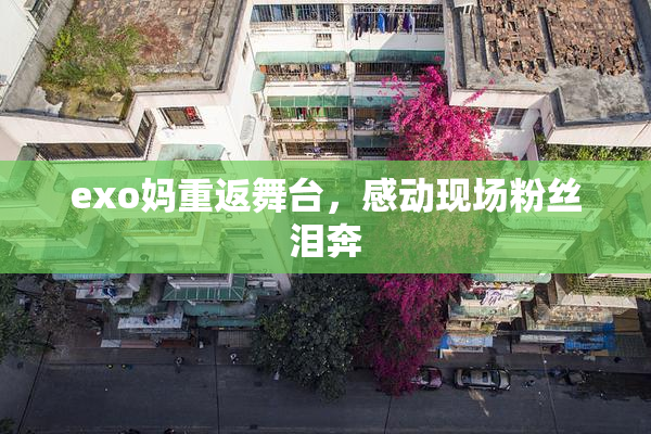 exo妈重返舞台，感动现场粉丝泪奔