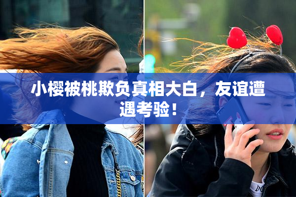 小樱被桃欺负真相大白，友谊遭遇考验！