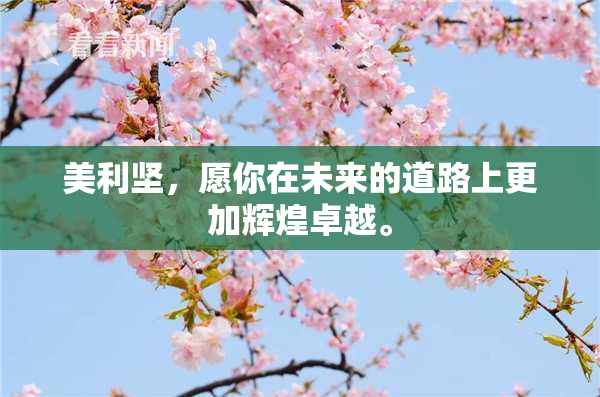 美利坚，愿你在未来的道路上更加辉煌卓越。