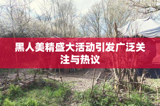 黑人美精盛大活动引发广泛关注与热议