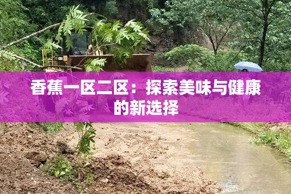 香蕉一区二区：探索美味与健康的新选择