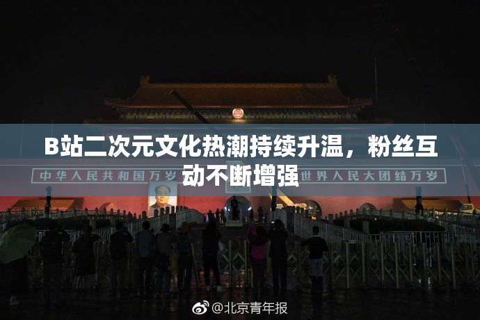 B站二次元文化热潮持续升温，粉丝互动不断增强