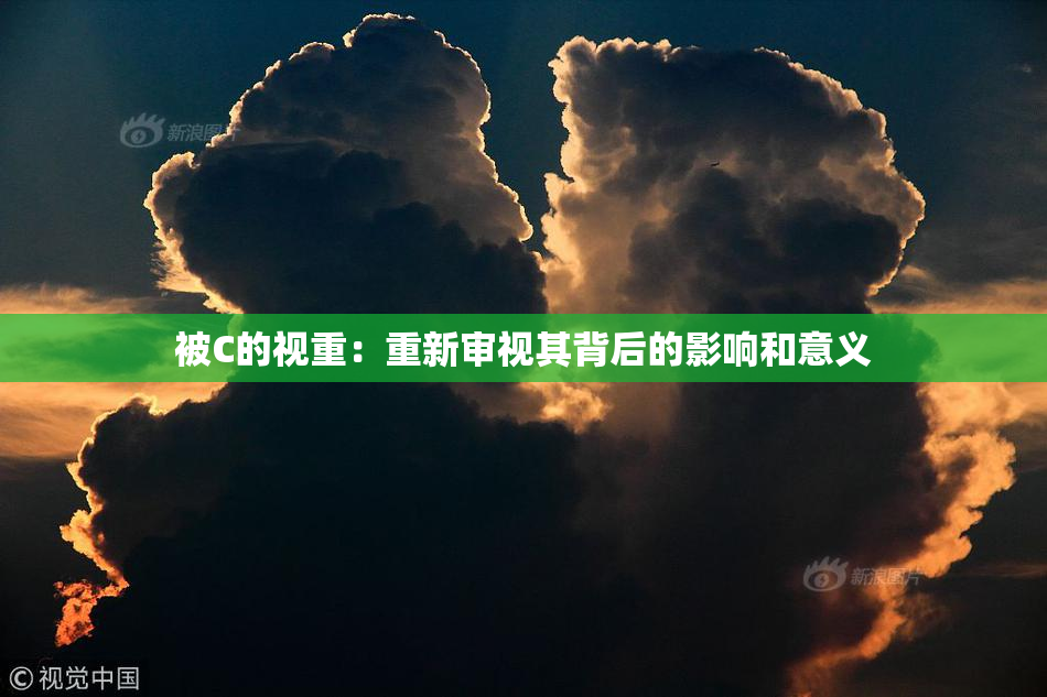被C的视重：重新审视其背后的影响和意义