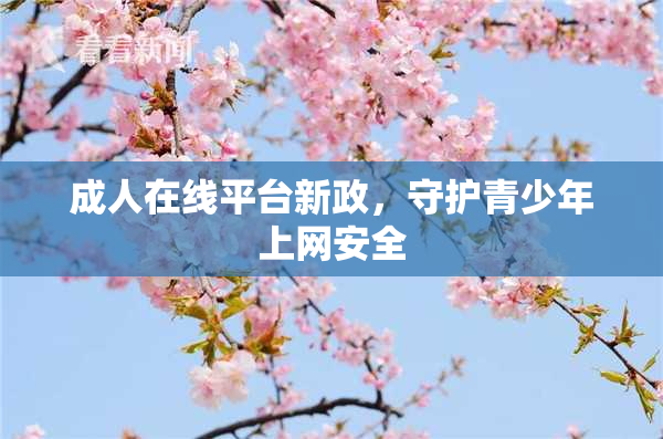 成人在线平台新政，守护青少年上网安全