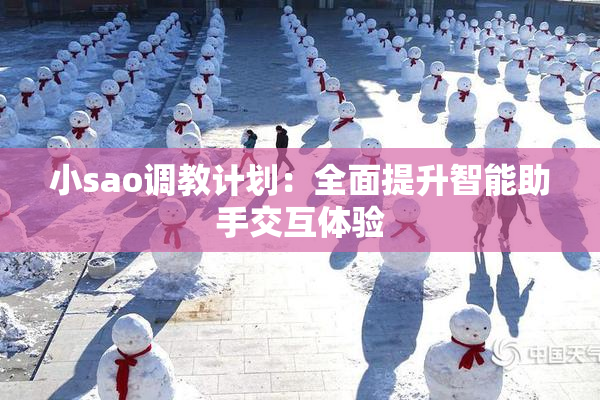 小sao调教计划：全面提升智能助手交互体验