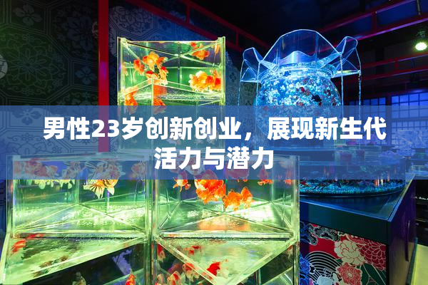 男性23岁创新创业，展现新生代活力与潜力