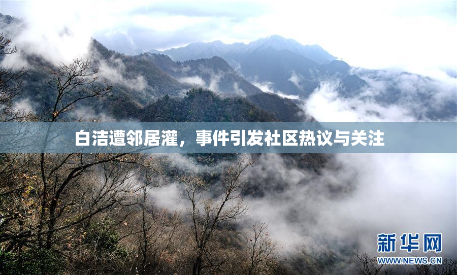白洁遭邻居灌，事件引发社区热议与关注