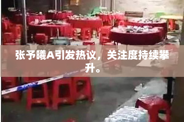 张予曦A引发热议，关注度持续攀升。
