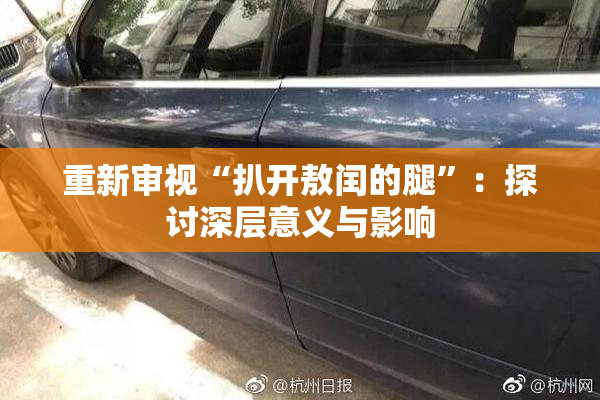 重新审视“扒开敖闰的腿”：探讨深层意义与影响