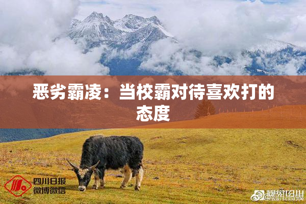 恶劣霸凌：当校霸对待喜欢打的态度