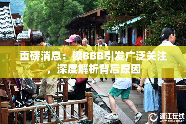 重磅消息：搡BBB引发广泛关注，深度解析背后原因