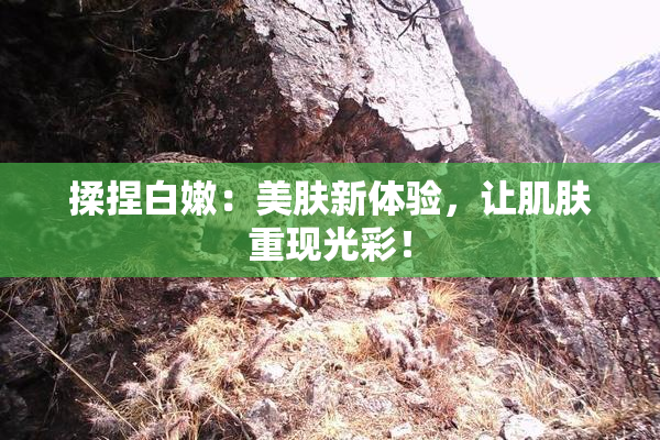 揉捏白嫩：美肤新体验，让肌肤重现光彩！