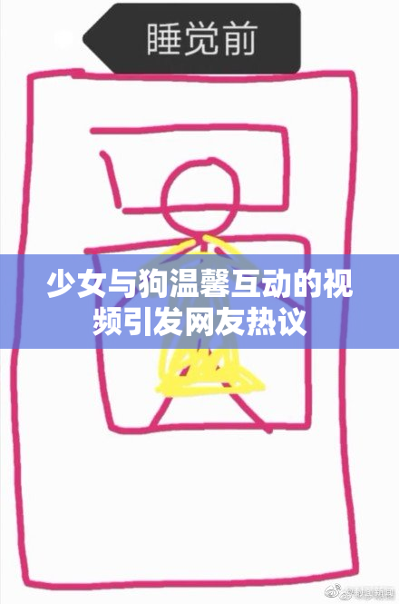 少女与狗温馨互动的视频引发网友热议