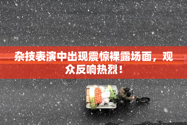 杂技表演中出现震惊裸露场面，观众反响热烈！