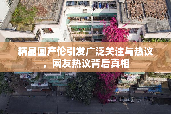 精品国产伦引发广泛关注与热议，网友热议背后真相