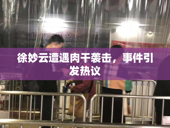 徐妙云遭遇肉干袭击，事件引发热议