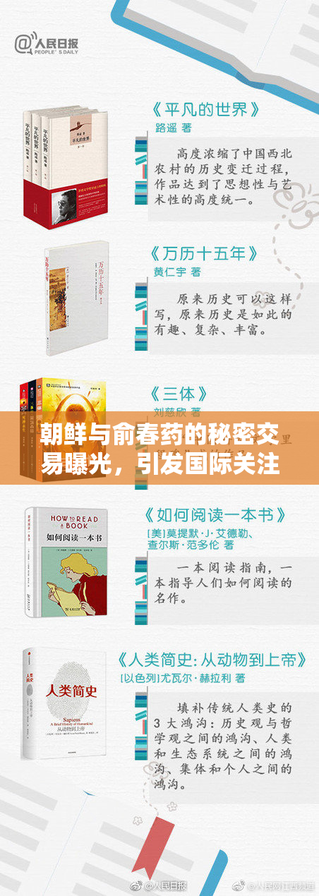 朝鲜与俞春药的秘密交易曝光，引发国际关注