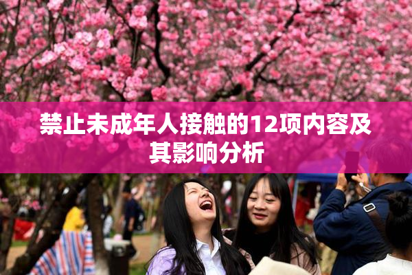 禁止未成年人接触的12项内容及其影响分析