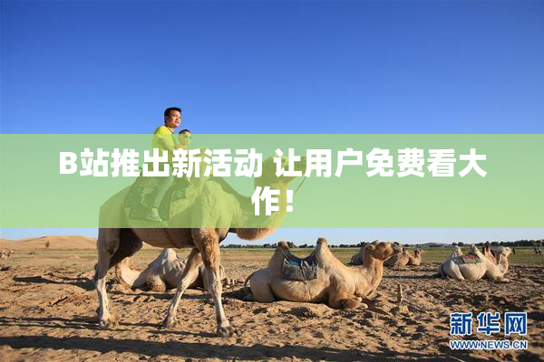 B站推出新活动 让用户免费看大作！