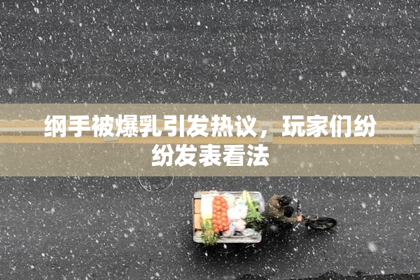 纲手被爆乳引发热议，玩家们纷纷发表看法
