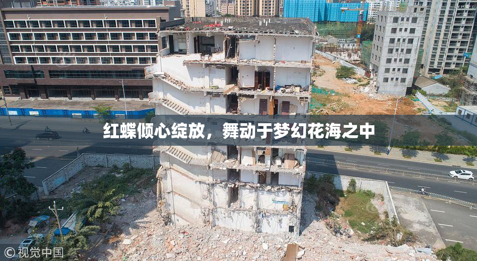 红蝶倾心绽放，舞动于梦幻花海之中