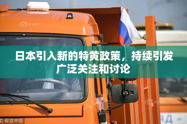 日本引入新的特黄政策，持续引发广泛关注和讨论