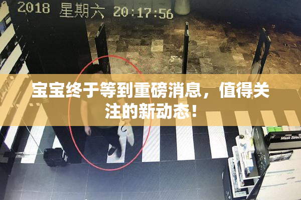 宝宝终于等到重磅消息，值得关注的新动态！