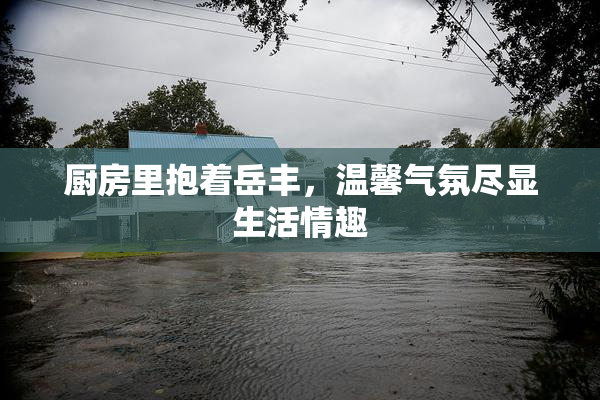 厨房里抱着岳丰，温馨气氛尽显生活情趣