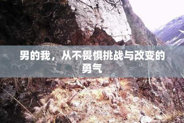 男的我，从不畏惧挑战与改变的勇气