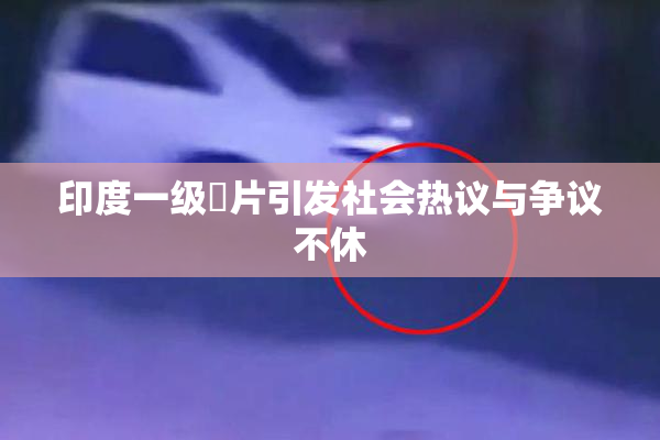 印度一级婬片引发社会热议与争议不休
