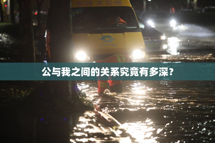 公与我之间的关系究竟有多深？
