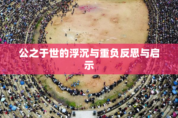 公之于世的浮沉与重负反思与启示