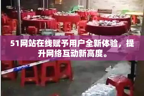 51网站在线赋予用户全新体验，提升网络互动新高度。