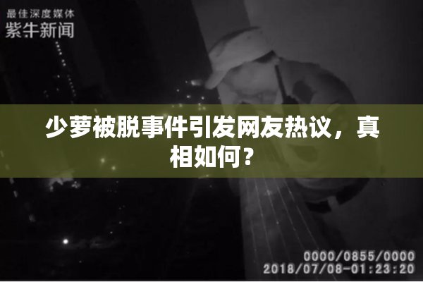 少萝被脱事件引发网友热议，真相如何？