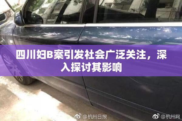 四川妇B案引发社会广泛关注，深入探讨其影响