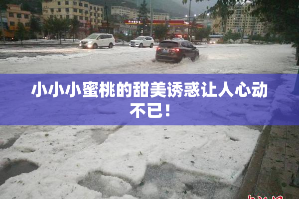 小小小蜜桃的甜美诱惑让人心动不已！