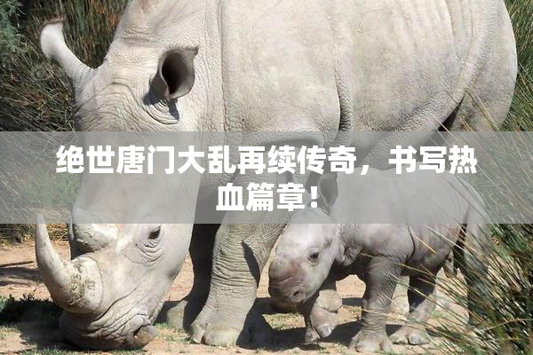 绝世唐门大乱再续传奇，书写热血篇章！
