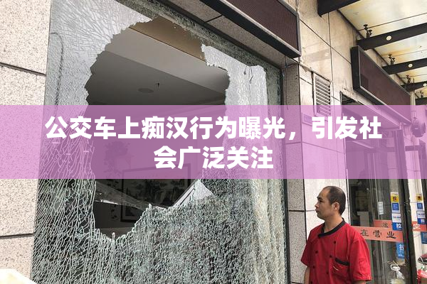 公交车上痴汉行为曝光，引发社会广泛关注