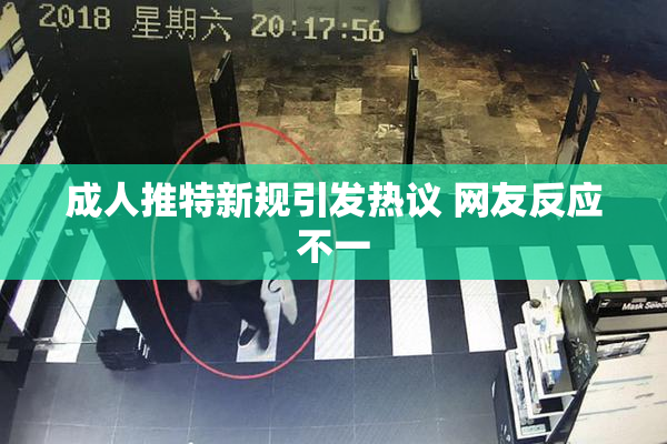 成人推特新规引发热议 网友反应不一