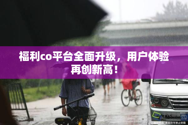 福利co平台全面升级，用户体验再创新高！