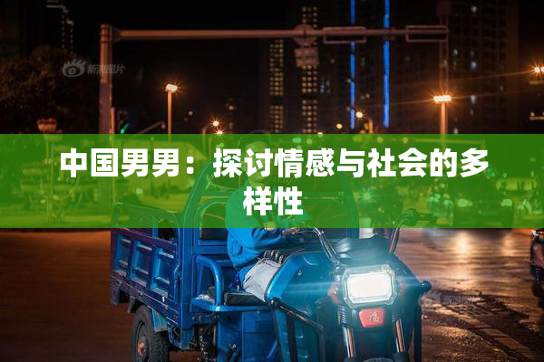 中国男男：探讨情感与社会的多样性