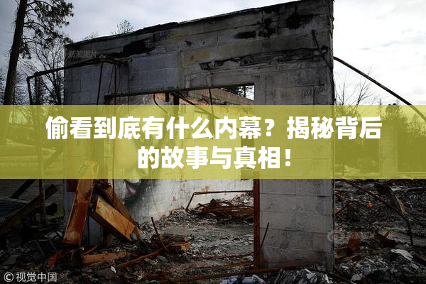 偷看到底有什么内幕？揭秘背后的故事与真相！
