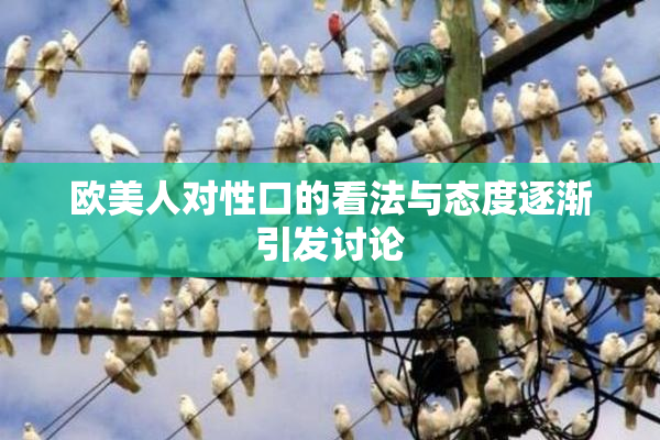 欧美人对性口的看法与态度逐渐引发讨论