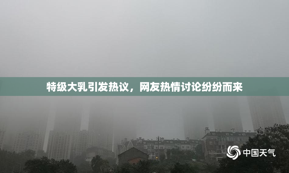 特级大乳引发热议，网友热情讨论纷纷而来