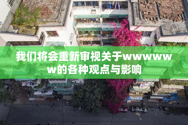 我们将会重新审视关于wwwwww的各种观点与影响