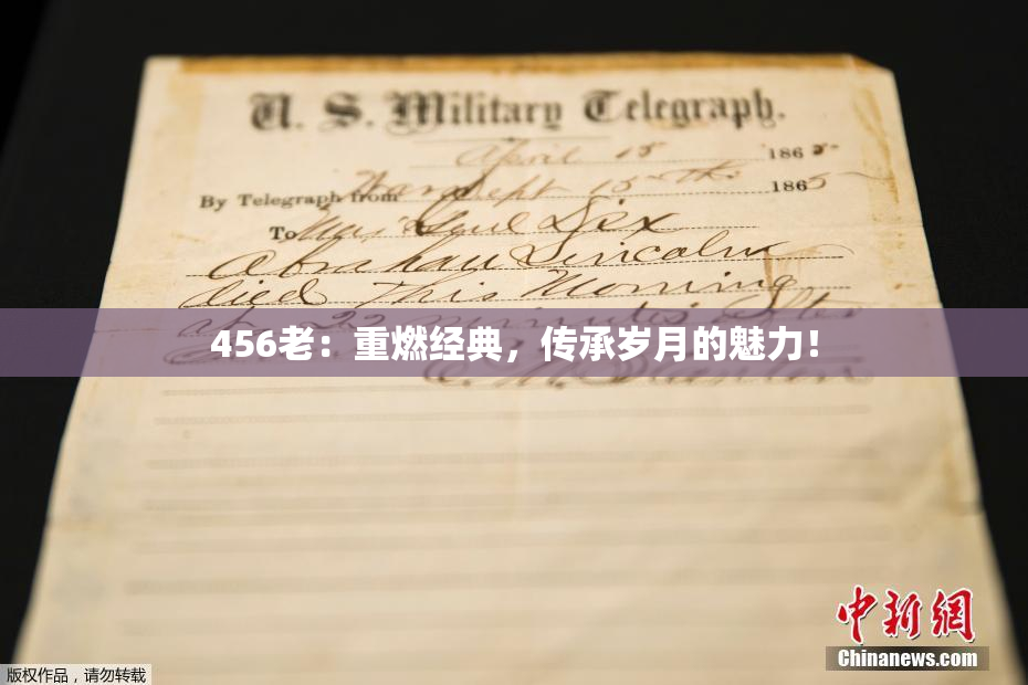 456老：重燃经典，传承岁月的魅力！