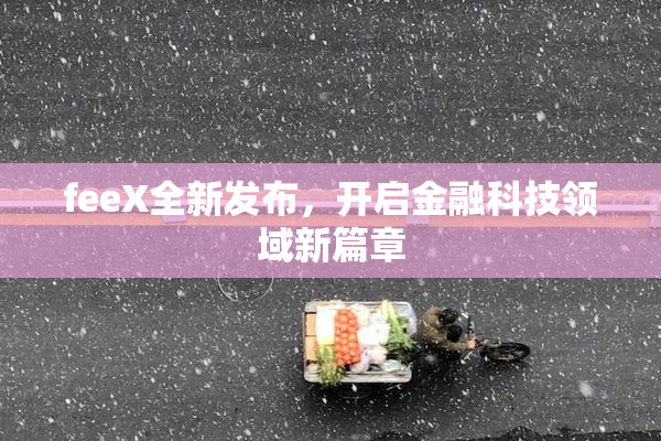feeX全新发布，开启金融科技领域新篇章