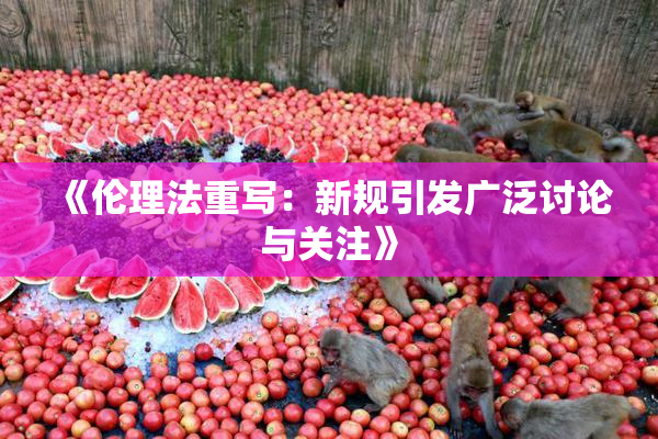 《伦理法重写：新规引发广泛讨论与关注》